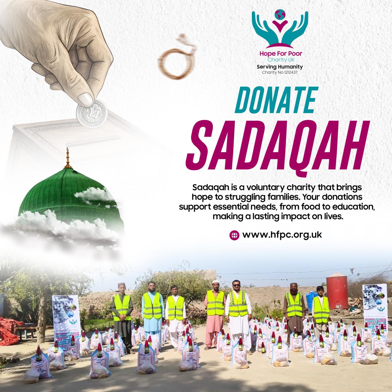 Sadaqah charitable giving project