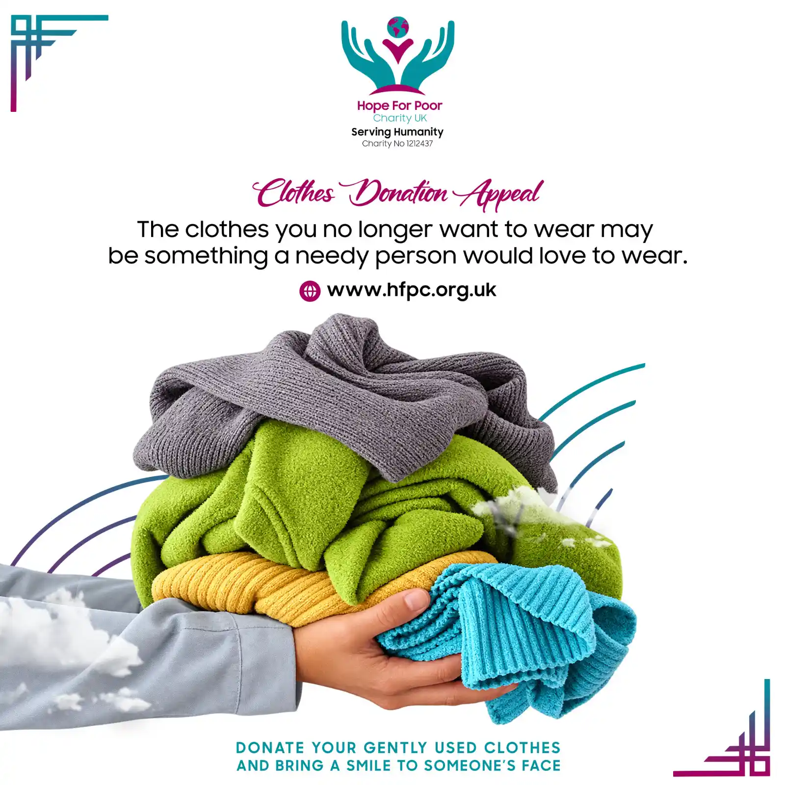 Clothing distribution charity project