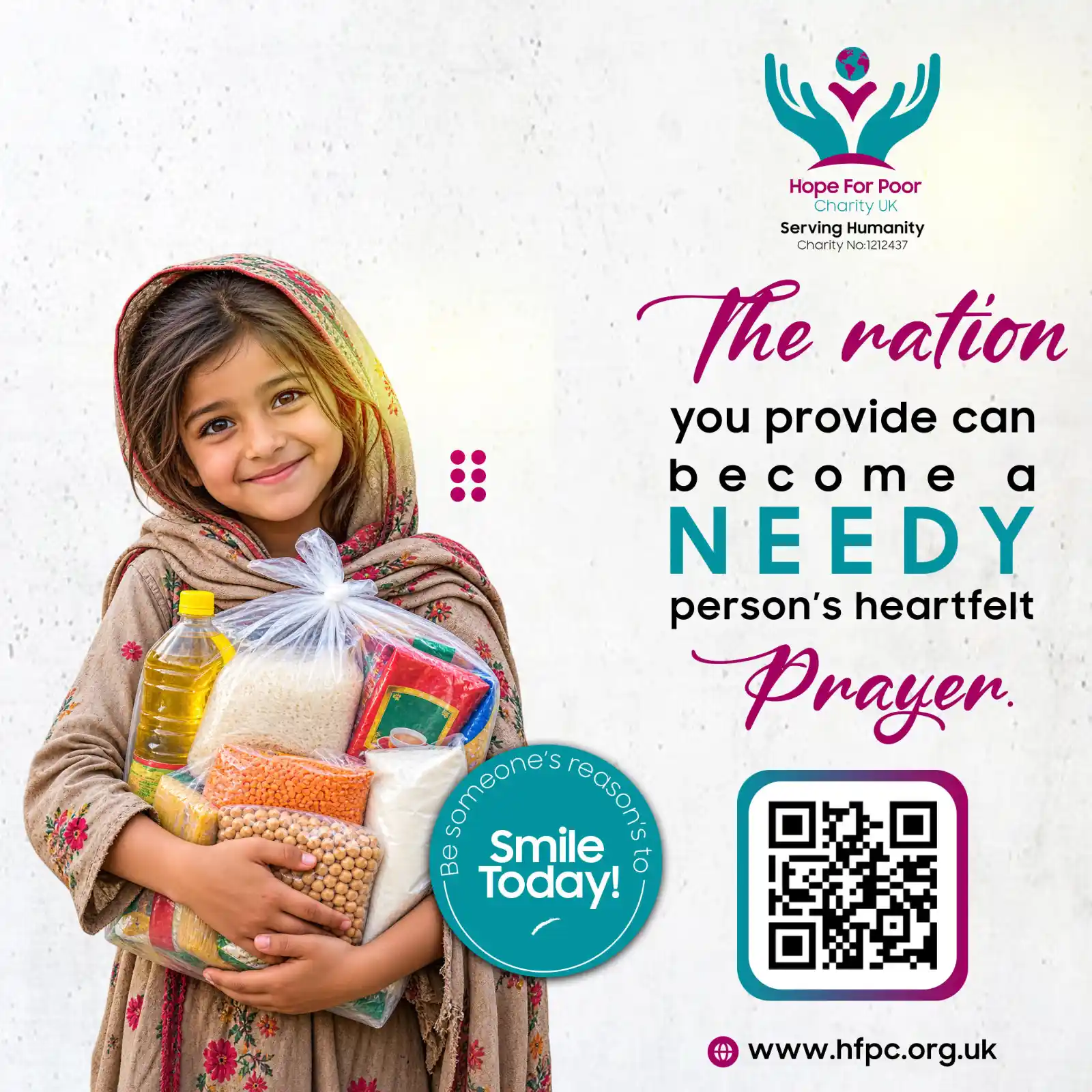 Ramadan food packs charity project