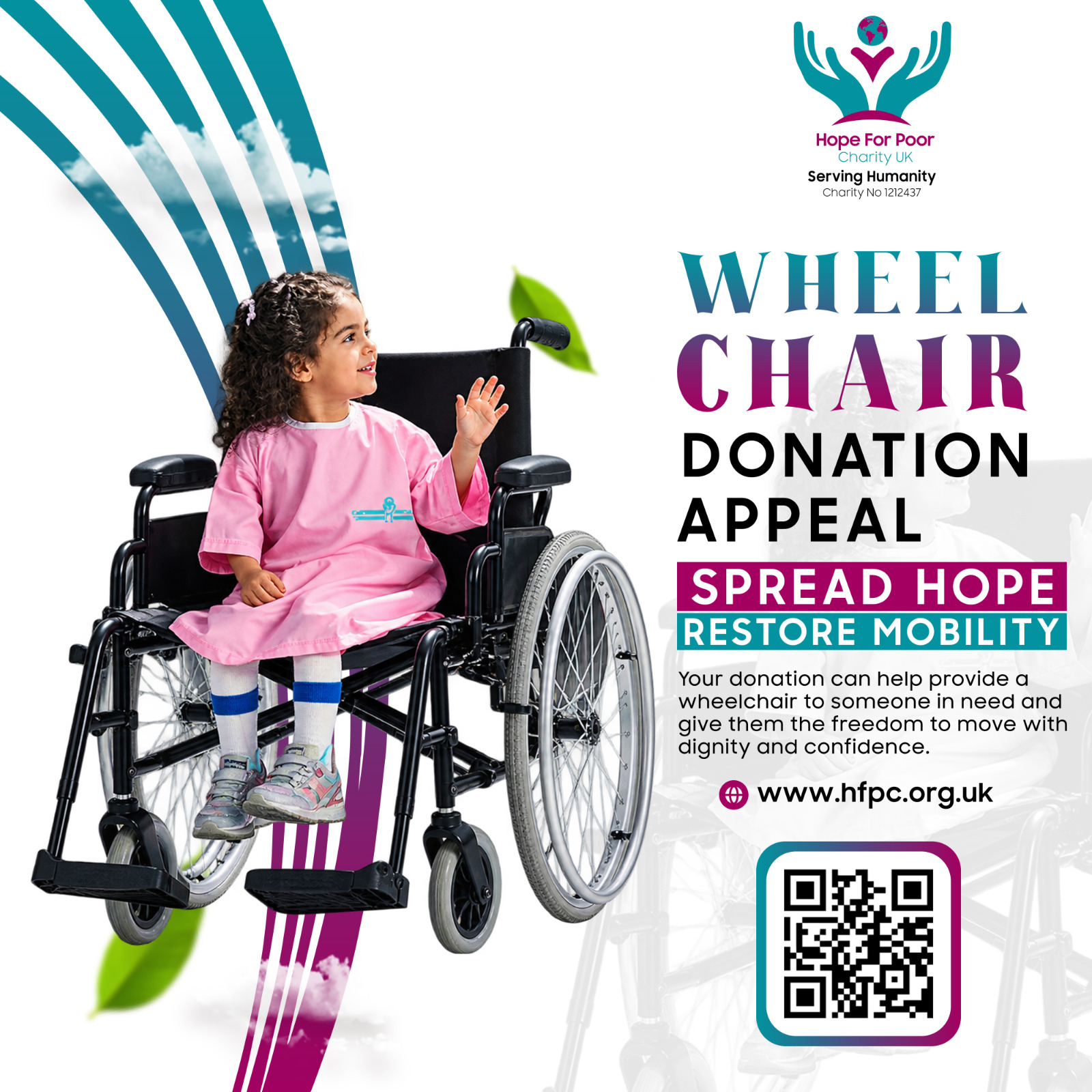 Wheelchair tricycle mobility assistance